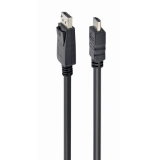 Gembird CC-DP-HDMI-6 DisplayPort to HDMI cable (not bi-directional), 1.8m, black