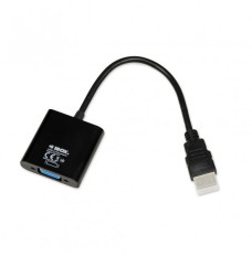 iBox IAHV01 video cable adapter HDMI Type A (Standard) VGA (D-Sub) Black