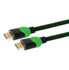 Savio GCL-06 HDMI cable 3 m HDMI Type A (Standard) Black, Green