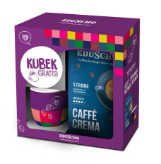 TCHIBO EDUSCHO CREMA STRONG coffee beans 1000G + mug