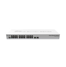 Mikrotik CRS326-24G-2S+RM network switch L2 Gigabit Ethernet (10/100/1000) Gray Power over Ethernet (PoE)