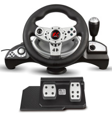 NanoRS RS700 Steering wheel NanoRS, PS4 / PS3 / XBOX ONE / PC (X-INPUT / D-INPUT) / SWTICH / ANDROID 8IN, RS700