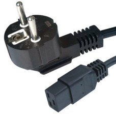 Gembird Type F/C19 1.8m Black Power plug type F C19 coupler
