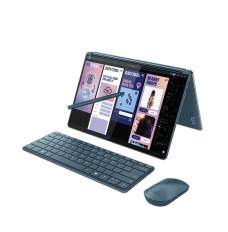 Lenovo Yoga Book 9 13IMU9 Intel Core Ultra 7 155U Hybrid (2-in-1) 33.8 cm (13.3") Touchscreen 2.8K 32 GB LPDDR5x-SDRAM 512 GB SSD Wi-Fi 6E (802.11ax) Windows 11 Home Teal