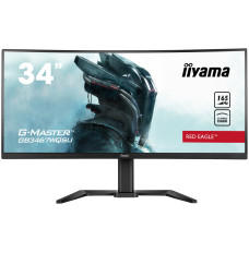 iiyama G-MASTER GB3467WQSU-B5 computer monitor 86.4 cm (34") 3440 x 1440 pixels UltraWide Quad HD LED Black