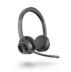 POLY Legend Headset Wireless Ear-hook Office/Call center Bluetooth Black, Silver