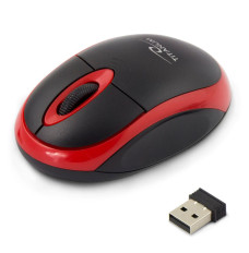 Titanum TM116E Wireless 3D mouse 2.4GHZ Black / Red