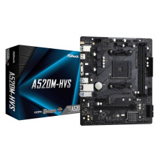 Asrock A520M-HVS AMD A520 Socket AM4 micro ATX