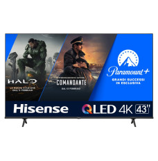 Hisense 43E7KQ TV 109.2 cm (43") 4K Ultra HD Smart TV Wi-Fi Black 250 cd/m²