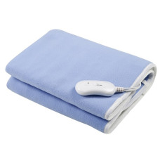 Esperanza EHB001 electric blanket 60 W Blue, White Fleece, Polyester