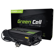 Green Cell INV07 power adapter/inverter Auto 300 W Black