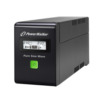 UPS line-interactive 600VA 2X PL 230V, pure sine wave, RJ11 45 IN OUT, USB, LCD