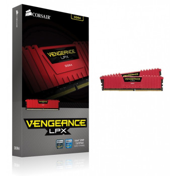 DDR4 Vengeance LPX 16GB 3200(2*8GB) CL16-18-18-36 RED 1,35V XMP 2.0
