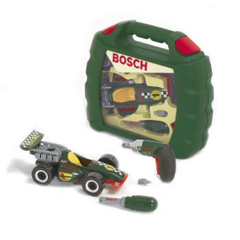 Bosch suitcase with a car and a drill