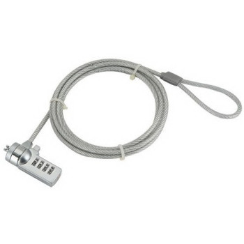 Security cable for Notebook locks 4-digit combination