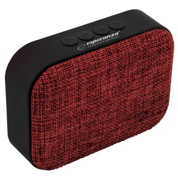 Speaker Bluetooth FM Samba red