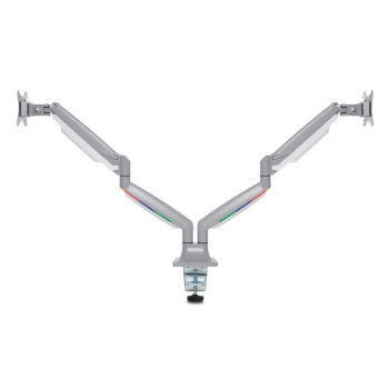 One-Touch Height Adjustable Dual Monitor Arm