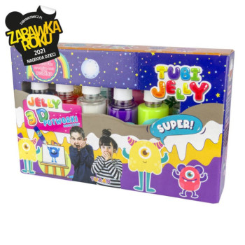 TUBAN Tubi Jelly set 6 colors - Monsters