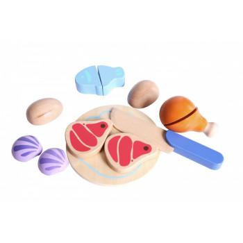 iWood Meat Kitchen Toys wooden