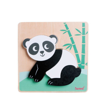 Animal puzzle Panda wooden