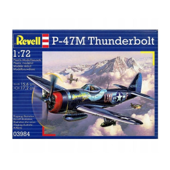 Plastic model P-47 Thunderbolt 
