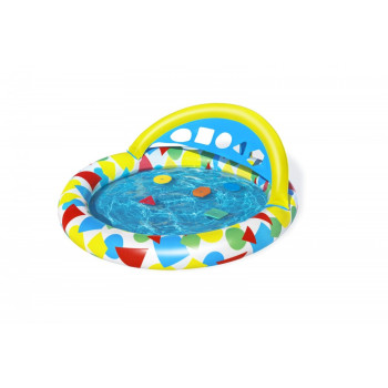Swimming pool with a shape sorter and Water bubble