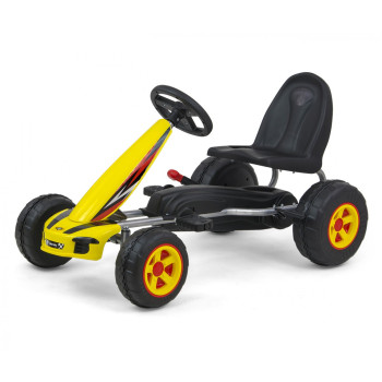 MILLY MALLY Pedal go-kar t Viper Yellow