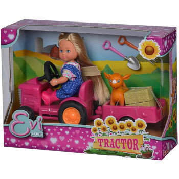 Doll Evi Love Evi farmer with a tractor