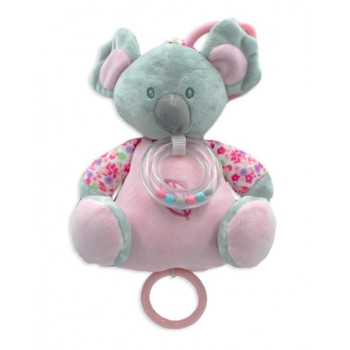 Koala music box pink 18 cm