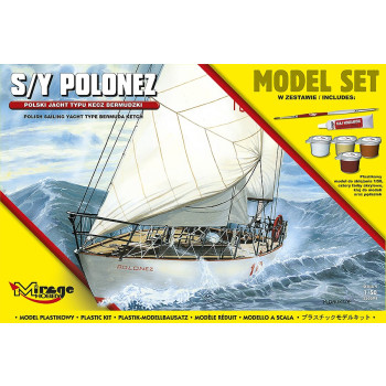 Plastic model Polish yacht Type Ketch Bermudzki 1 50 