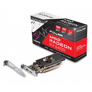 Graphics card Radeon RX 6400 PULSE GAMING 4GB GDDR6 64bit DP HDMI