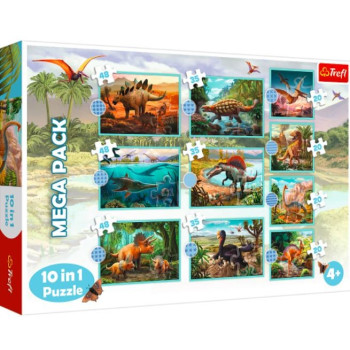Puzzle 10in1 Meet all the dinozaurs 90390