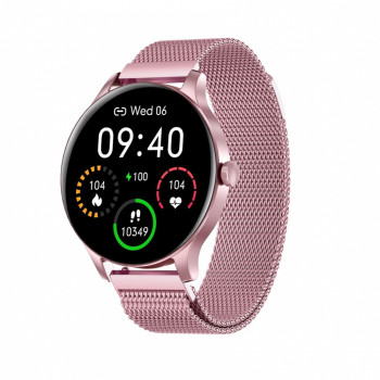 Smartwatch Classy pink steel