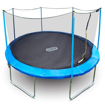Garden trampoline with a net 450cm