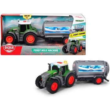 Tractor with trailer for milk Farm 26 cm