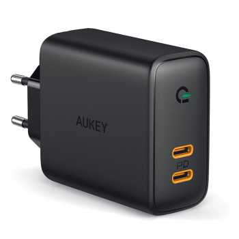 AUKEY PA-D2 Wall Charge r 2xUSB-C PD Power Deli