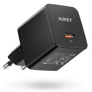 Mini wall charger PA-Y20S Black 1xUSB-C 20W PD Power Delivery