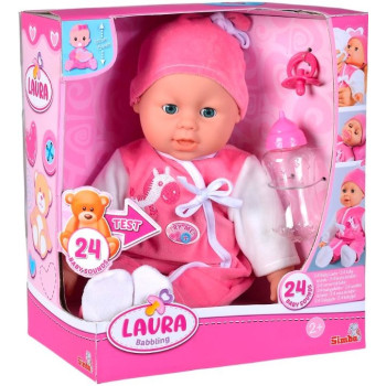 Laura babbling baby doll, 38 cm