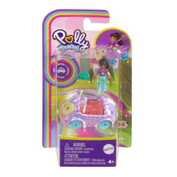 Figures set Polly Pocket Pollyville Car Hedgehog