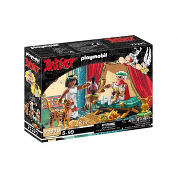 Asterix 71270 Caesar and Cleopatra with a leopard
