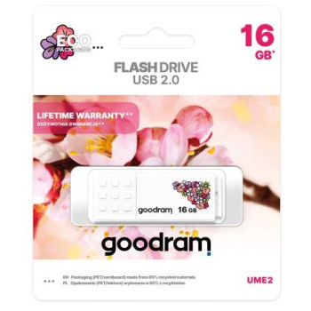 Pendrive UME2 16GB USB 2.0 Spring White