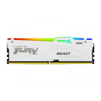Memory DDR5 Fury Beast White RGB 32GB(2*16GB) 6000 CL40