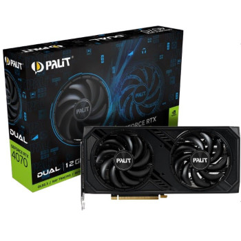 Graphics card GeForce RTX 4070 DUAL 12GB GDDR6X 192bit 3DP