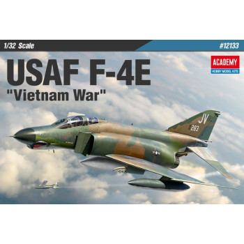 Plastic model Plane USAF F-4E Vietnam War 1 32