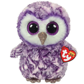 Mascot TY Purple owl Moonlight 24 cm