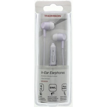Earphones with microphone EAR3005W white