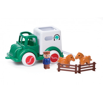 Horse transport vehicle with figures Jumbo Viking Toys 