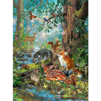 Diamond mosaic - Forest animals