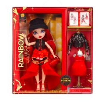 Doll Rainbow High Fantastic Fashion Doll- RED - Ruby Anderson