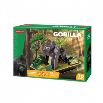 Puzzles 3D Animals - Gorilla